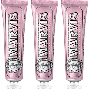 zubní pasta Marvis Toothpaste Sensitive Gums 3 x 75 ml - Zubní pasta na citlivé dásně