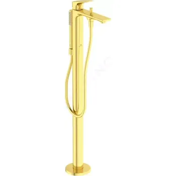 Vodovodní baterie Ideal Standard La Dolce Vita Vanová baterie do podlahy, kartáčované zlato, BD673A2