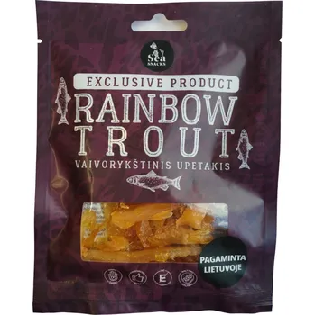 Sušené maso Rybí Jerky - Filety z pstruha duhového – Seasnacks 30g