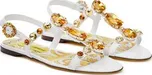 Sandály Dolce&Gabbana CQ0601 AT848 Bílá 37_5
