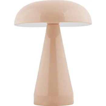 Čtecí lampička Béžová LED stmívatelná stolní lampa s kovovým stínidlem (výška 20,5 cm) Rachel – Leitmotiv ID_1697864