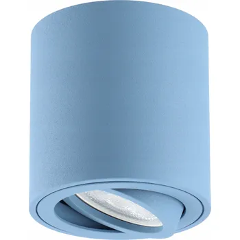 Bodové svítidlo Přisazené Halogenové Svítidlo Tuba LED GU10 Otočné Stropní Bodové Modré