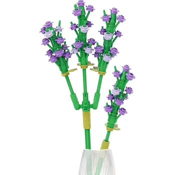 ostatní stavebnice Zhe Gao Levandule stavebnice, 100 dílků