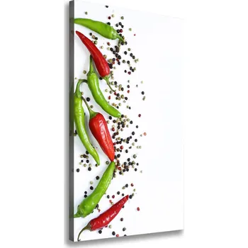 Obraz Vertikální Foto obraz na plátně Chilli papričky