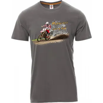 Pánské tričko payper Motocross 02 Barva: kouřová 11007, Velikost: S