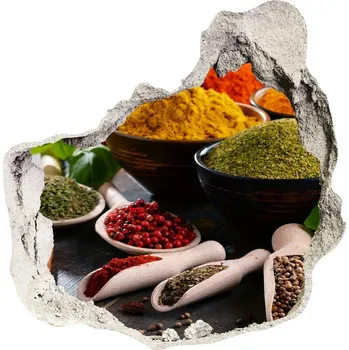 Fototapeta Nálepka díra na zeď Barevné koření