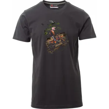 Pánské tričko Enduro 02 Barva: antracit 13042, Velikost: XS