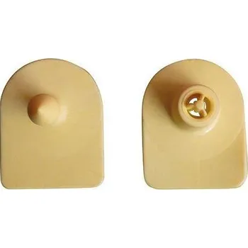 Chov hospodářského zvířete Ušní známka Allflex bez popisu žlutá, malá, podkova