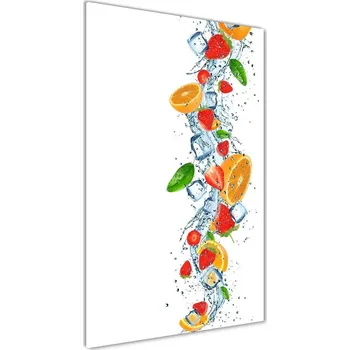 Obraz Moderní akrylový fotoobraz vertikální Ovoce a led