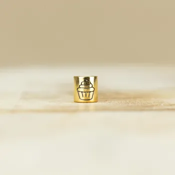 Dětské navlékací korálky Cupcake Barva: Zlatá