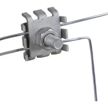 Ohradník Spojka na dráty do 2,5 mm, pozink se šroubem