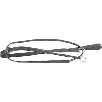 Vybavení pro koně Kožený martingal Harrys Horse, černý vel. Cob