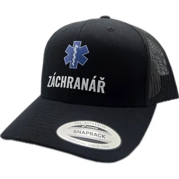Kšiltovka Kšiltovka, Záchranář, A-Frame, Trucker, černá, one size 55 - 60cm - Medicals