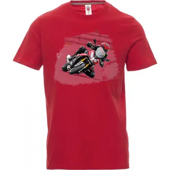 Pánské tričko payper S01 roud Barva: červená 03000, Velikost: S