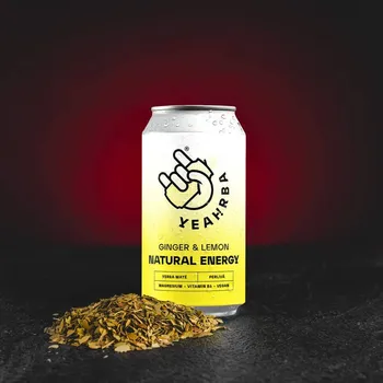 Přírodní produkt Kratom World Yeahrba Drink 330ml GINGER & LEMON
