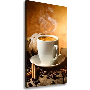 Obraz Vertikální Foto obraz na plátně Hrnek kávy