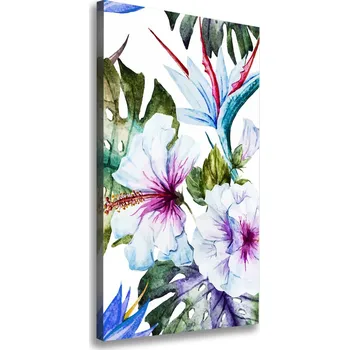Obraz Vertikální Foto obraz na plátně Havajské květiny