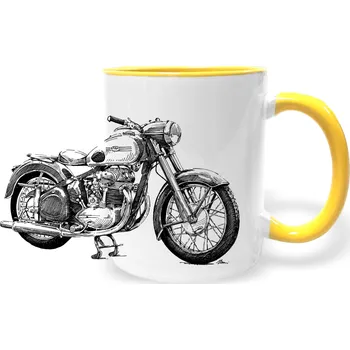 Hrnek - Jawa 500 OHC Barva: Žlutá