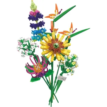 ostatní stavebnice Zhe Gao Kytice Andělská láska, 620 dílků