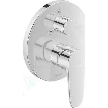 Vodovodní baterie Duravit B.1 Vanová baterie pod omítku, pro 2 spotřebiče, chrom, B15210012010