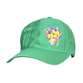 Kšiltovka Numberoplus Dětská kšiltovka Brazílie - Neymar JR10 Barva: Zelená