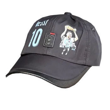 Kšiltovka Numberoplus Dětská fotbalová kšiltovka - Lionel Messi 10 Barva: Černá