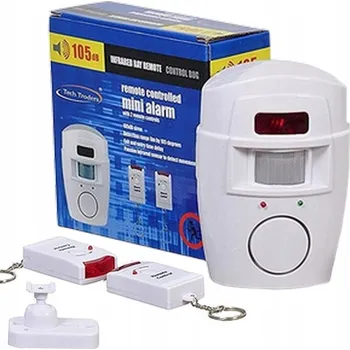 Bezpečnostní kamera Bezdrátový alarm Virone AS-1 bílý se 2 dálkovými ovladači