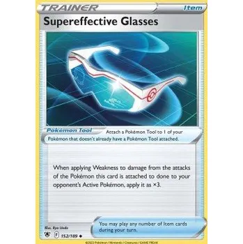 Volný čas Pokémon ASR 152/189 Supereffective Glasses - Astral Radiance Stav: Near Mint, Verze: NORMAL