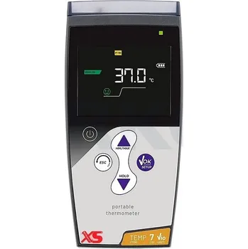 Povrchová teplotní sonda PT100, měřicí rozsah -50 až 400 °C, stonek nerez ocel 5 x 200 mm, 3pinový konektor, tř. přesnosti A, Typ: PT56 C, k produktu: Teploměr digitální XS Temp 7x Vio pro sondy typu PT100