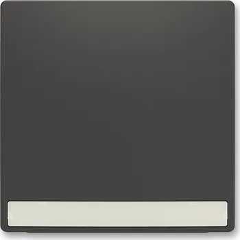 vypínač a zásuvka Kryt vypínače jednoduchý, s popisovým polem ABB Zoni 3559T-A00610 237 matná černá