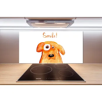 Obklad Skleněný panel do kuchyně Pes