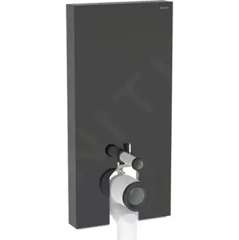 Geberit Monolith Sanitární modul pro stojící WC, 101 cm, boční přívod vody, černá, 131.003.SJ.6