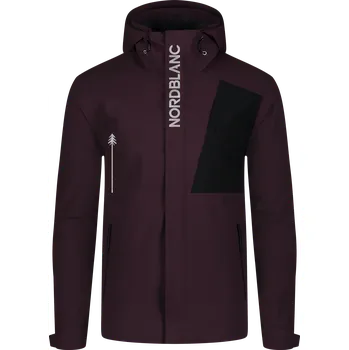 Pánská softshellová bunda Pánská outdoorová bunda NORDBLANC BERNARD NBSJM8184 Tmavě FIALOVÁ XXL