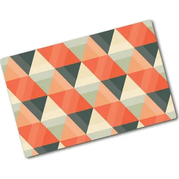 Kuchyňské prkénko Kuchyňská deska velká skleněná Geometrické pozadí