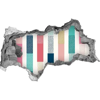 Fototapeta Fotoobraz díra na stěnu Barevné pásky