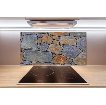 Obklad Skleněný panel do kuchynské linky Kamení