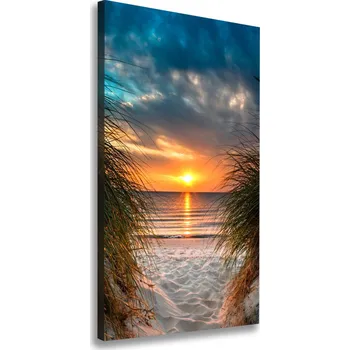 Obraz Vertikální Foto obraz na plátně Západ slunce moře