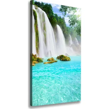 Obraz Vertikální Vertikální Foto obraz na plátně do obýváku Vodopád