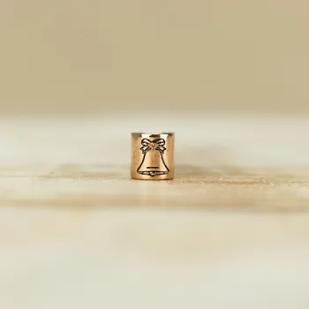 Dětské navlékací korálky Zvonek Barva: Rosegold