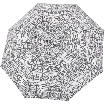 Deštník DERBY Hit Lang AC Graffiti - dámský holový vystřelovací deštník vícebarevný 77265PGR02