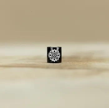 Dětské navlékací korálky Mandala Barva: Černá