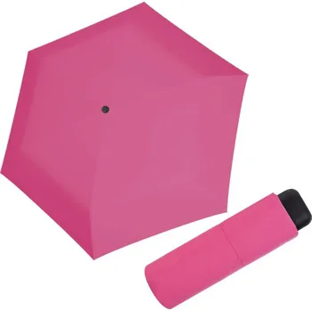 Deštník DERBY Micro Slim - dámský/dětský skládací deštník růžová 722963PI