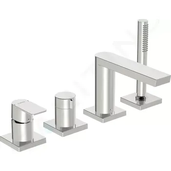 Vodovodní baterie Hansa Stela Baterie na okraj vany, 4-otvorová instalace, chrom, 57302473