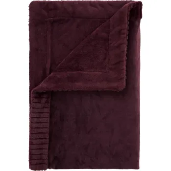 deka Tmavě fialová deka z mikroplyše 150x200 cm Velvet and Faux Fur – Catherine Lansfield ID_1747276