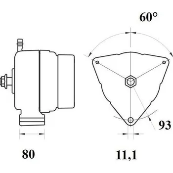 Alternátor Generátor MAHLE MG 807