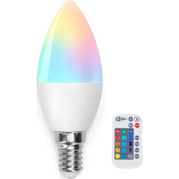 Žárovka LED RGB Stmívatelná žárovka E14/4,8W/230V 3000K + DO - Aigostar