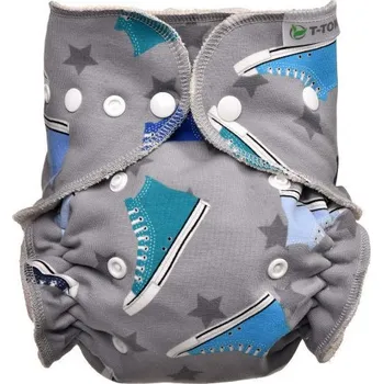 Plenkové kalhoty T-TOMI Kalhotková plena - přebalovací set patentky Trainers