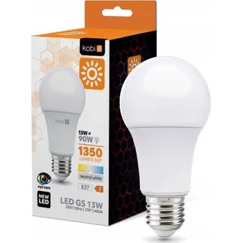Žárovka LED žárovka Kobi KAGSE2713NB2 E27 13W 1050lm neutrální bílá