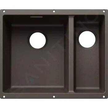 Granitový dřez Blanco Subline 340/160 Silgranitový dřez, 56x46 cm, kávová, 527824