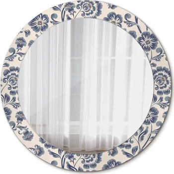 Zrcadlo Zrcadlo do Koupelny Glamour Květinový Vzor 70cm